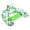 Green, variant on Inflatable Pool Float Chair - Pool Floaties Chair Floats Loungers for Swimming Pools Floating Lounger with Cup Holders Toy Party Floaties for Adults