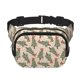 thumbnail image 1 of Fotbe Cowboy Christmas Trees Cangurera Cuadrada con Estampado de Doble Capa, Bolsa de Cintura Ajustable Mini para Hombres y Mujeres, 1 of 9