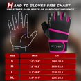 thumbnail image 4 of Guantes de entrenamiento RYMNT con soporte para la muñeca, color rosa y pequeño, 4 of 7