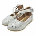 thumbnail image 2 of LAVRA Girls Ballet Flats Glitter Mary Jane Dress Shoes, 2 of 5