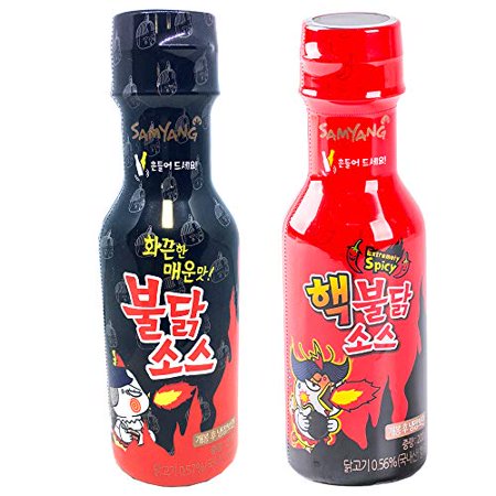 [Samyang] Bulldark Spicy Chicken Roasted Sauce + Bulldark Spicy Chicken Roasted Sauce 2 Bottle sets | Fire Noodle Challenge