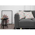 thumbnail image 3 of Ambesonne Floral Throw Pillow Cover 2 Pack, Pastel Spring Art, 18", White Multicolor, 3 of 5