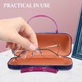 thumbnail image 3 of MasteelfCA Creative Portable Glasses Case Children Leather Eyeglasses Storage Box with Double Handle, 3 of 9