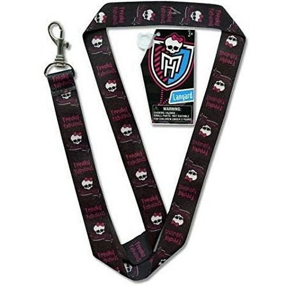 Monster High Lanyard 18 x . 75 Inch Key Leash (2 pcs)