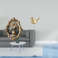 thumbnail image 2 of Marco de fotos,Marco de fotos Decoración del hogar Exhibición de fotos,Marco de fotos de resina con diseño vintage.,Figura de pájaros,Figura de pájaro dorado,decoración del hogar,estatua, 2 of 8