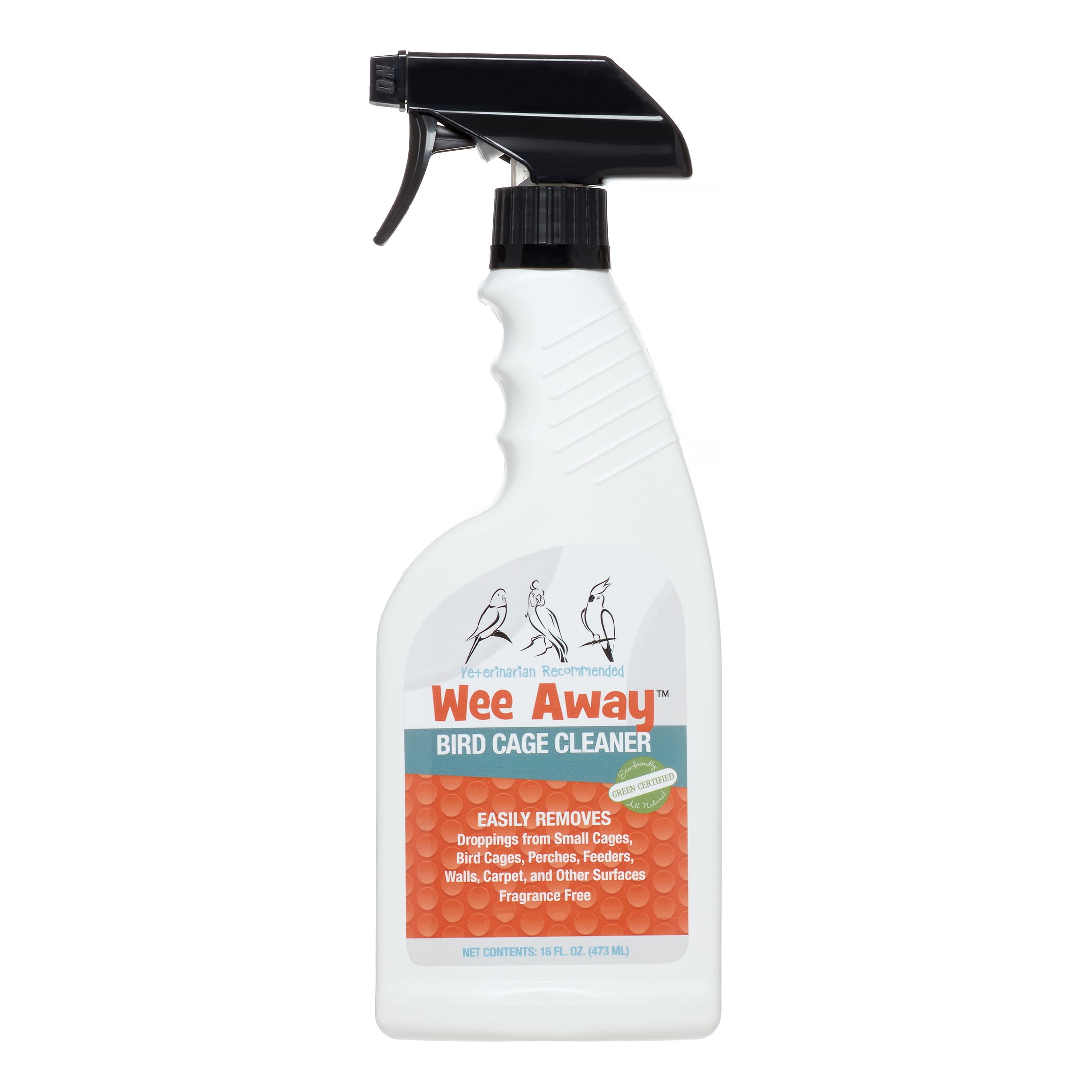 Wee Away Bird Cage Cleaner, 16 Oz