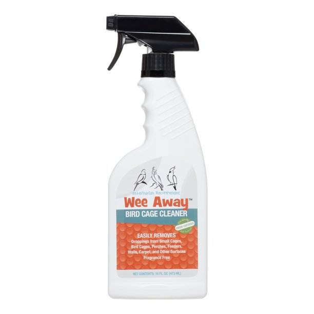 Wee Away Bird Cage Cleaner, 16 Oz - Walmart.com - Walmart.com