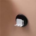 thumbnail image 2 of Soporte Multiusos Para Cepillos De Dientes, Estante De Almacenamiento Para Cepillos De Dientes, Sin Perforaciones, Fácil De Instalar, Colgador De Pared Con Taza Para El Baño Del Hogar Vogacara HA027564-02, 2 of 7