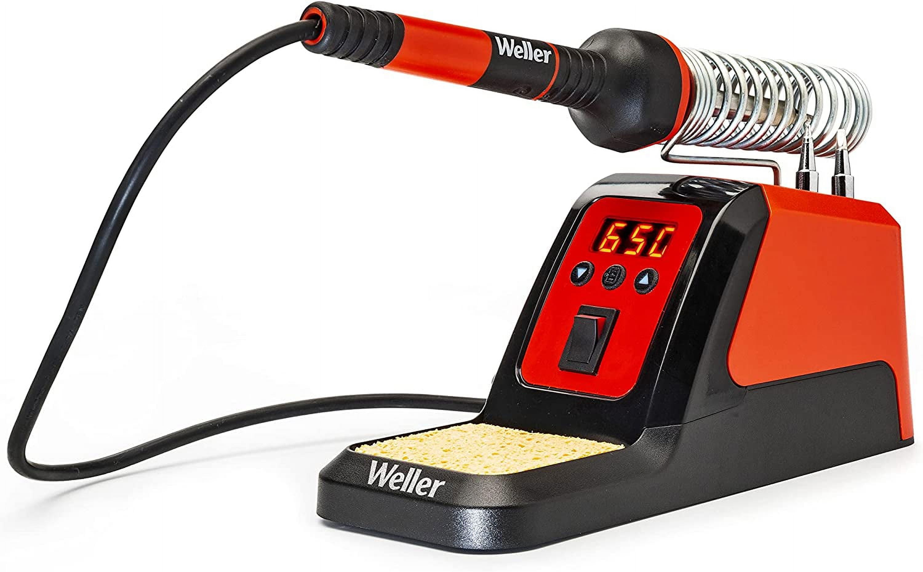 Weller Digital Soldering Station with 70W Precision Iron, 120V - WLSKD7012A,Red/Black 70-Watt Digital