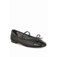 thumbnail image 4 of London Rag Omela Woven Bow Detail Womens Ballerinas, 4 of 13