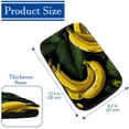 thumbnail image 4 of Banana Soft Comfortable Furry Printed Car Armrest Cover Pad Mat 12.5x8.2 Inch, 4 of 6