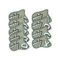 thumbnail image 2 of relayinert Ensemble de 9 Housses de Golf en Fer pour Club de Sport Extérieur Rouge Résistant Golf Gris 14x10cm, 2 of 6
