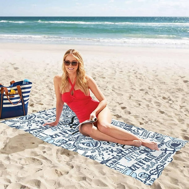 Personalized Towels with Names Monogrammed Beach Towels Customized