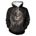 thumbnail image 5 of Sudadera con capucha con estampado de animales y león para hombre, sudaderas con capucha de moda con estampado digital, sudaderas casuales holgadas de gran tamaño, 5 of 5