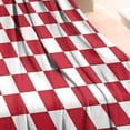 thumbnail image 3 of Red and White Checkered Pattern Blanket,Comfortable Soft Flannel Throw Blanket,All Season,Warm Lightweight Blankets for Sofa Bed Couch Living Room Chair,30"x40", 3 of 4