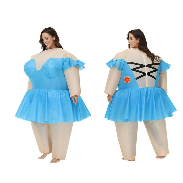 Disfraz de Halloween para adultos, disfraz de ballet inflable, disfraz inflable para adultos, disfraz inflable de Halloween para adultos, características mejoradas