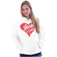 thumbnail image 3 of Jesus Christ Love Christian God Cross Hoodie Sweatshirt Women Brisco Brands S, 3 of 4