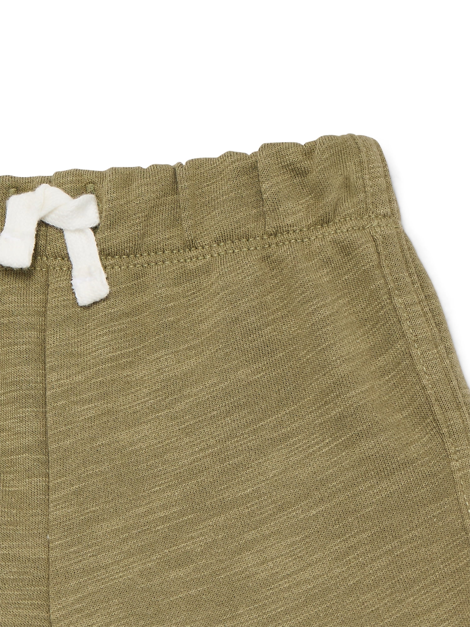 Wonder Nation Baby Boys French Terry Drawstring Shorts, Sizes 0M-24M