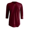 thumbnail image 5 of DHFJKG Shirts For Women Casual 3/4 Sleeve Flowy Comfortable Notch V Neck Solid Color Loose Tunic Stylish Tops, 5 of 5