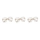 thumbnail image 2 of Jumpingount Los ojos con gafas antiluz azul dicen adiós a la fatiga visual digital Gafas antiluz azul blanco transparente Type1 NO1, 2 of 6