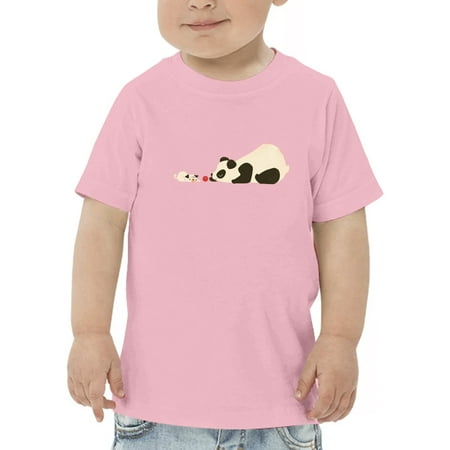 

Image Conscious Panda And Dog Playing T-Shirt Toddler -Jay Fleck Designs Unisex 5 Toddler