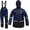 Navy, variant on Rain Suits for Men Waterproof Breathable High Visibility Rain Gear Durable Oxford Rain Jacket Pants(Yellow,XXL)