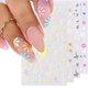 thumbnail image 4 of 4 Sheets 5D Flower Nail Stickers Nail Decals Nails Art Decorations Flower Nails Art Stickers with Tweezer for Women Girl, 4 of 4