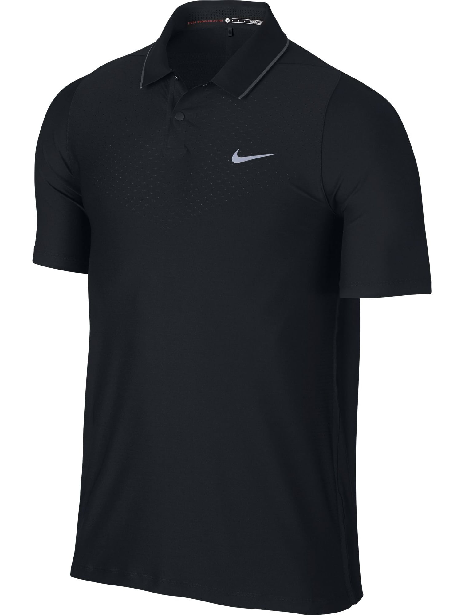 NEW Nike Tiger Woods TW VL Max HyperCool Polo Black Small Golf Shirt ...