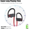 thumbnail image 4 of Auriculares Bluetooth, auriculares inalámbricos deportivos impermeables ipx7 con micrófono, auriculares internos, 4 of 5