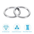 thumbnail image 4 of Unique Bargains 19mm Metal O Rings, 10 Pack 304 Stainless Steel Round Rings for Hardware Bags, 4 of 7