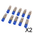 thumbnail image 1 of Conector adaptador RG6,Adaptador de conector F,Conectores de compresión RG6,Adaptador de antena de radio RG6,Conector F del cable coaxial RG6,Adaptador F,Convertidor coaxial,conector 2 piezas, 1 of 9