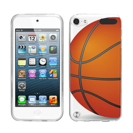 Basketball Court Ipod 5 Case One Tough Shield ® Slim-Fit TPU Case for Apple iPod Touch 5 5th / 6 6th Generation - Basketball ()