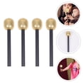 thumbnail image 2 of MasteelfCA 4Pcs Simulated Microphones Plastic Simulated Mic Fake Mic Playthings (Golden), 2 of 7
