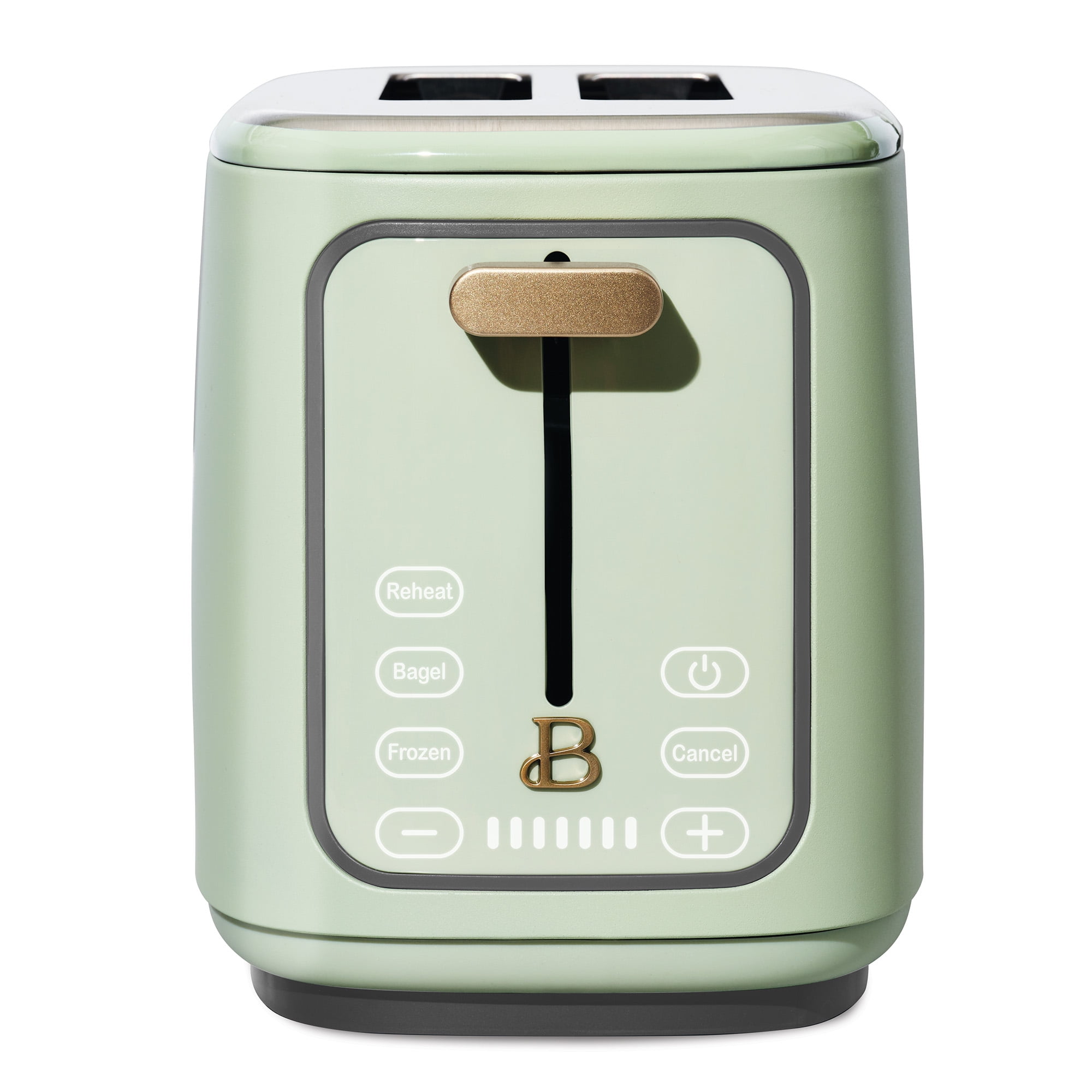 Beautiful 2 Slice Touchscreen Toaster, Sage Green by Drew Barrymore - Walmart.com