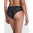 thumbnail image 3 of Joyspun Women's Microfiber and Lace Cheeky Panties, 3-pack, Sizes to 3XL, 3 of 8