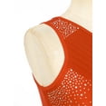 thumbnail image 4 of Nyeemya Women Lyrical Dance Dress Rhinestones Modern Contemporary Dancewear Dress 2 Piece Dancewear Orange M, 4 of 7