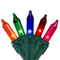 Northlight 50ct Mini String Lights Multi-Color - 10' Green Wire