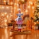 thumbnail image 5 of Muñeca de Ratón de Patas Largas de Tela a Cuadros Navideña, Pareja de Muñecas de Ratón, Decoración Navideña, 5 of 7