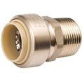thumbnail image 2 of B&K Industries Brass Push Fit Male Adapter - 3/4 In. PF x 3/4 In. MIP, Smooth Finish, 2 of 2