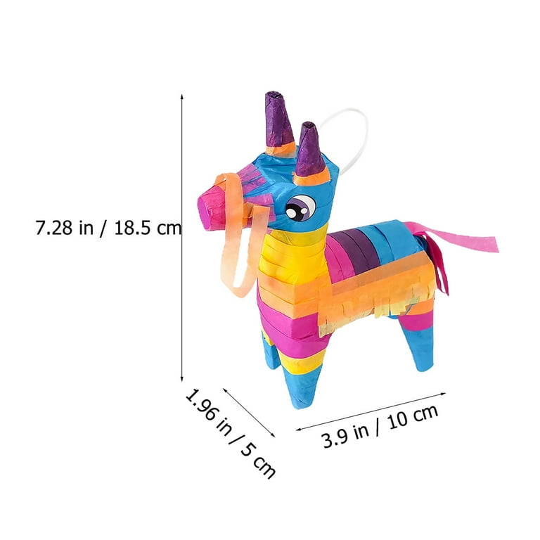 Tinksky 2pcs Mexican Pinata Toy Decoration Candy Filled Party Pinata Cinco  de Mayo Decorations 