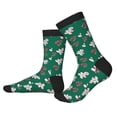 thumbnail image 2 of Pofeuu Gingerbread Snowman Cookies Print Crew Socks, Adult Running Hiking Socks for Youth and Adult, 2 of 7
