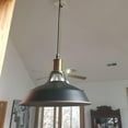 thumbnail image 4 of 3 Pack Farmhouse Hanging Lights for Kitchen Island Industrial Pendant Lights Fixture, Oil Rubbed Black Finish, 4 of 4