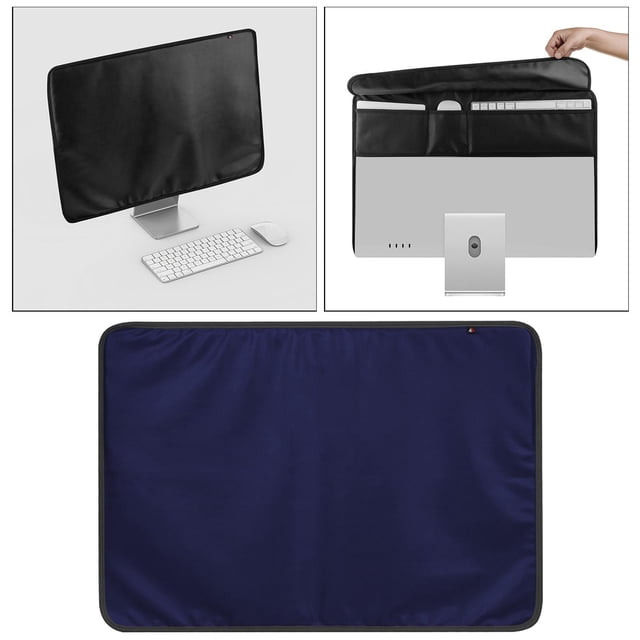 Cubierta antipolvo para , piel sintética de , pantalla antiestática, funda protectora de panel , ajuste compatible para computadora Púrpura