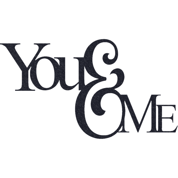 You &amp; Me - Metal Wall Art