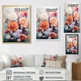 thumbnail image 4 of Designart "Tapestry Of Pink Florals" Flowers Wall Decor, 4 of 7