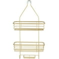 thumbnail image 4 of Moorefield 3-Tier Hanging Shower Caddy with Suction Cups, Non-Slip Neck, Bathroom Organizer, Gold, 4 of 7