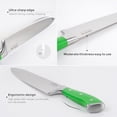 thumbnail image 4 of 5 Piece Professional Kitchen Knife Set - Premium Stainless Steel Ultra  Knives with Ergonomic Rainbow Handles - Chef Slicer Santoku Utility & Shears - Home Cooking Cutlery Gift without Block, 4 of 8