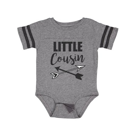 

Inktastic Little Cousin with Arrows Gift Baby Boy or Baby Girl Bodysuit