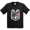 thumbnail image 3 of Inktastic Deer Bowhunting Us Flag Patriotic Youth T-Shirt, 3 of 5