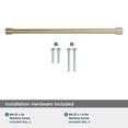 thumbnail image 4 of Amerock Faircrest 12-5/8 inch (320mm) Center-to-Center Golden Champagne Cabinet Pull, 4 of 6